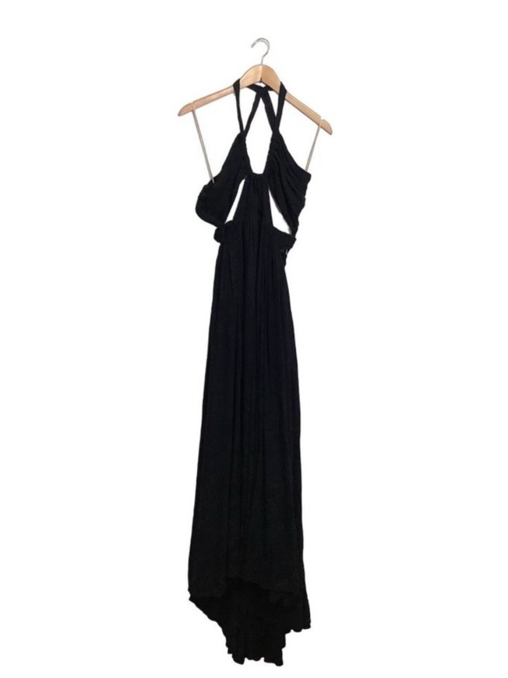 Free People Issa Convertible Maxi Dress Navy Blue XS - Picture 2 of 4